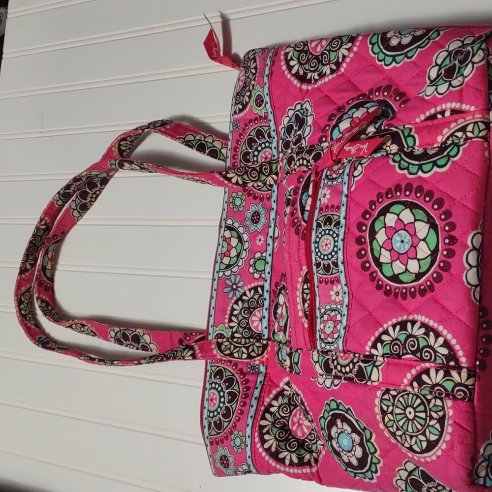 Vera Bradley pink tote bag - Picture 1 of 6
